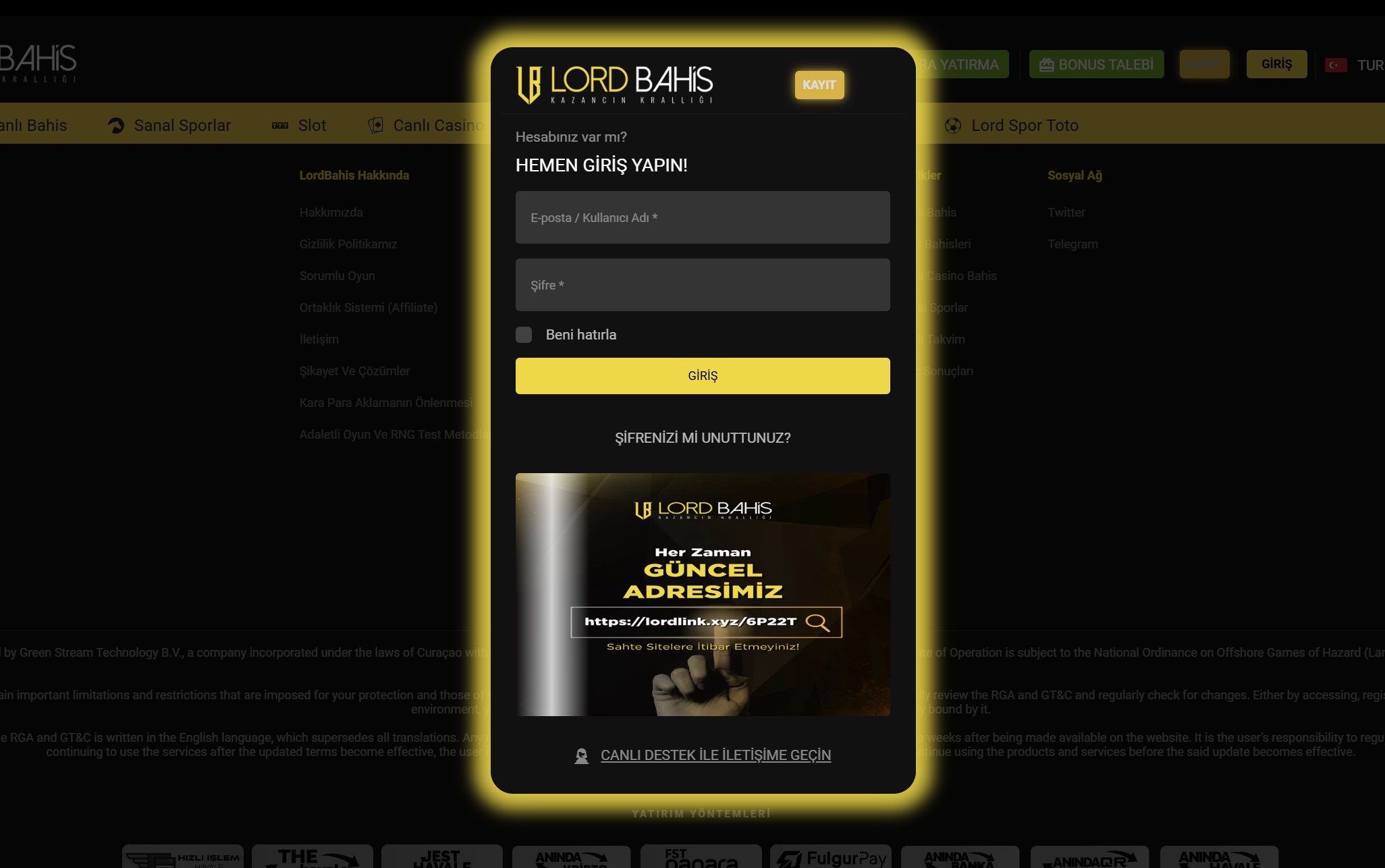 lordbahis giriş